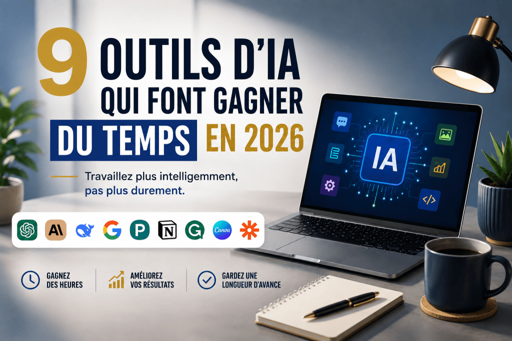 9 meilleurs outils d’IA qui vous font vraiment gagner du temps en 2026
